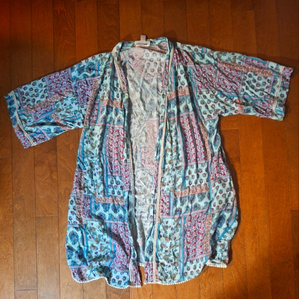 Bohemian Patchwork Kimono